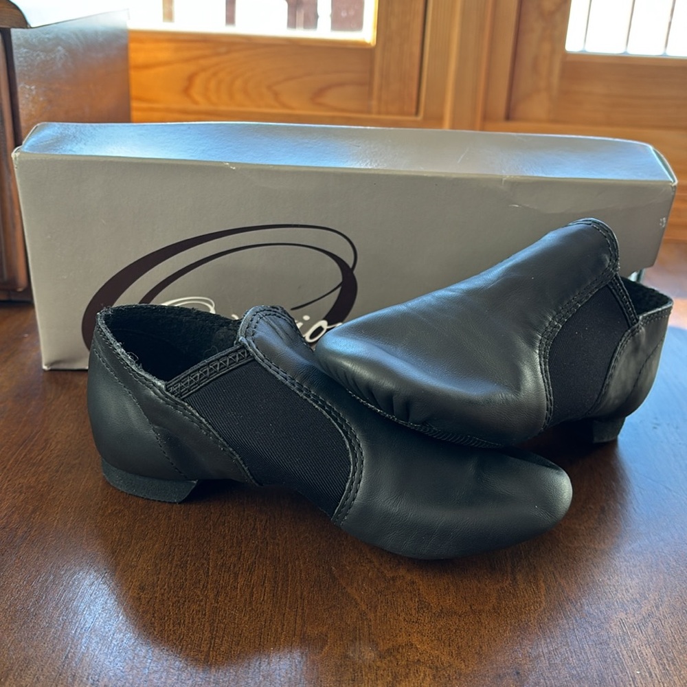 Dance Jazz Shoes Ovation OVJ2C 12M Little Kid Leather